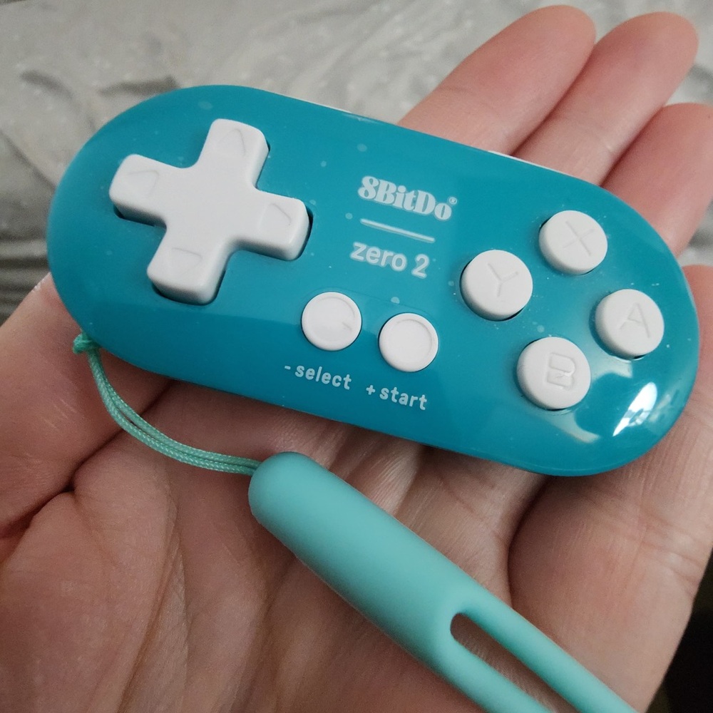 8bitdo Zero 2 Turquoise Game Controller